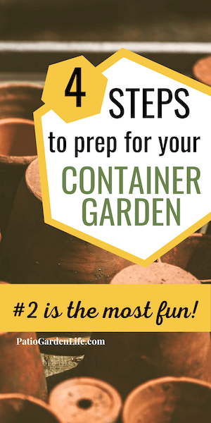 Container garden planner - 4 steps to choose your plants, seeds and containers